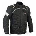CHAQUETA MOTO CORDURA 3/4 LVR66 HIGHWAY NEGRA GRIS