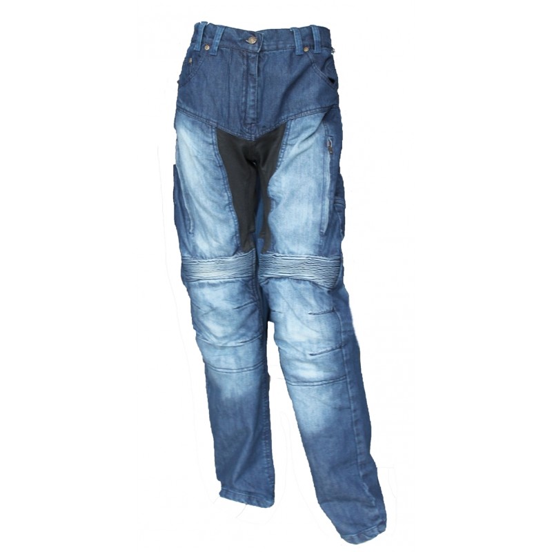 ON BOARD Pantalon Mujer tejano KEVLAR azul