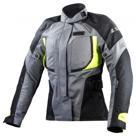 LS2 PHASE LADY JACKET GREY BLACK YELLOW