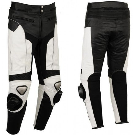 PANTALONES DE CUERO GM154 BLANCO