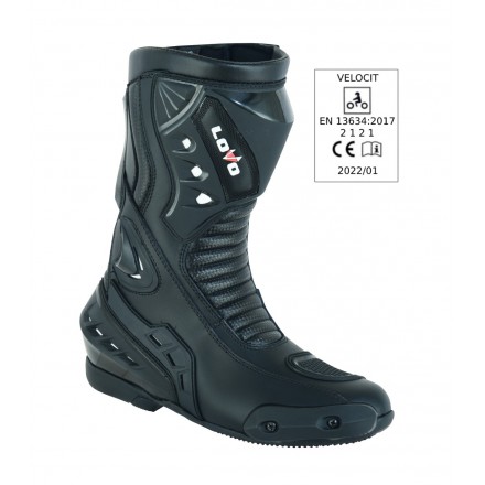 LVX06E VELOCIT / BOTAS DE MOTO NEGRAS