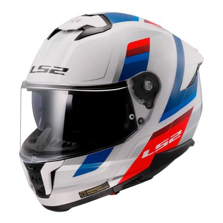 Casco integral LS2 FF808 STREAM II VINTAGE BLANCO