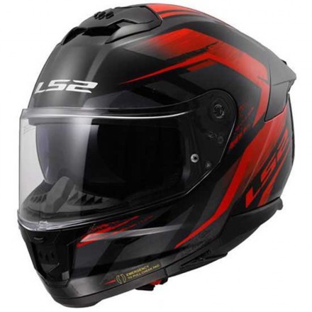 Casco integral LS2 FF808 STREAM II FURY ROJO