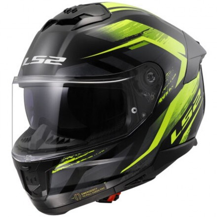 Casco integral LS2 FF808 STREAM II FURY AMARILLO FLUOR