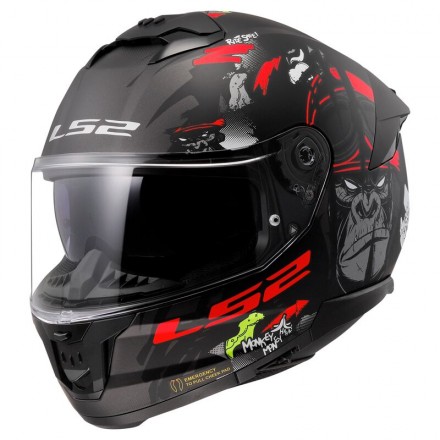 Casco integral LS2 FF808 STREAM II ANGRY MONKEY