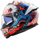 LS2 FF808 STREAM II INFERNO WHITE BLUE