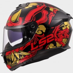 Casco integral LS2 FF808 STREAM II DRAKO BLACK RED-06