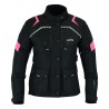 CHAQUETA MOTO CORDURA 3/4 LvR62 HIGHWAY NEGRA ROSA