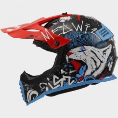 CASCO LS2 MX437 FAST II MINI STARMAW