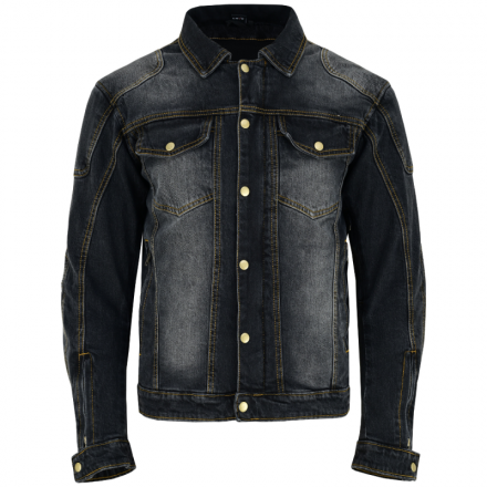 CHAQUETA VAQUERA KEVLAR UNISEX NEGRO DESGASTADO - LvJ2K-Urban